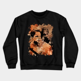 The Shawshank redemption - Brown Watercolor Splash Crewneck Sweatshirt